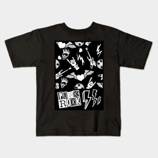 Punk Rock Music Kids T-Shirt